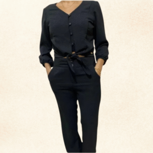 Conjunto em Tecido Crepe Duna.