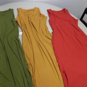 Vestidos malha ribana